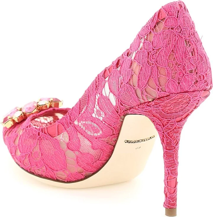 Charmant Lace Bellucci Pumps - Image 3