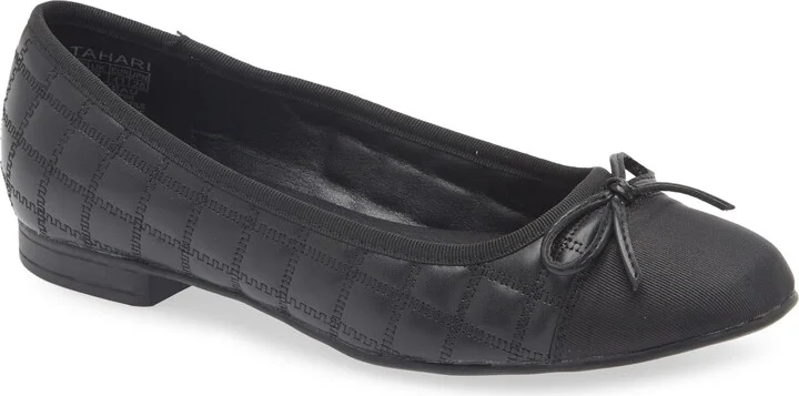 Chateau Cap Toe Quilted Flat