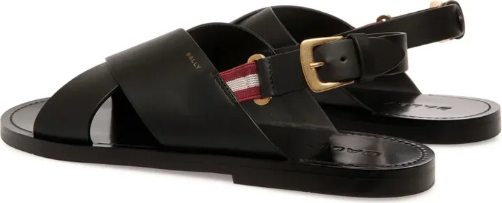 Chateau crossover-strap leather sandals - Image 3