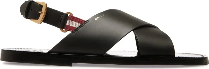 Chateau crossover-strap leather sandals