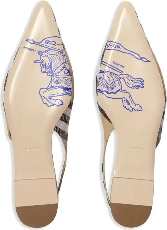 Check Birdie Ballet Flats - Image 5