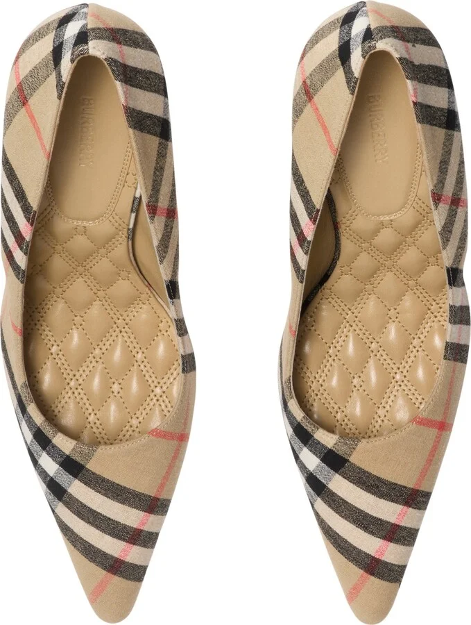 Check Dame Pumps - Image 5