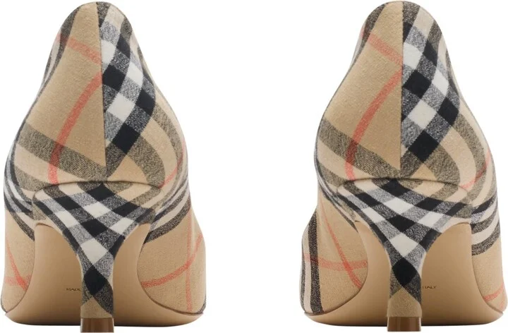 Check Dame Pumps - Image 3