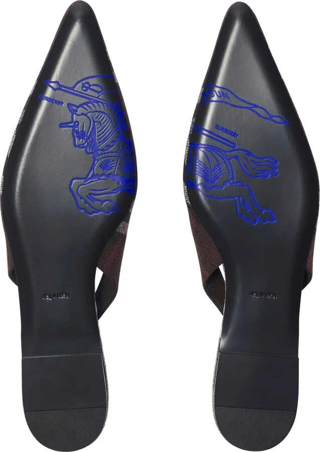 Check Dame Slingback Ballerinas - Image 5