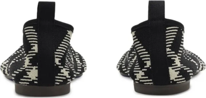Check Knit Baby ballerinas - Image 4