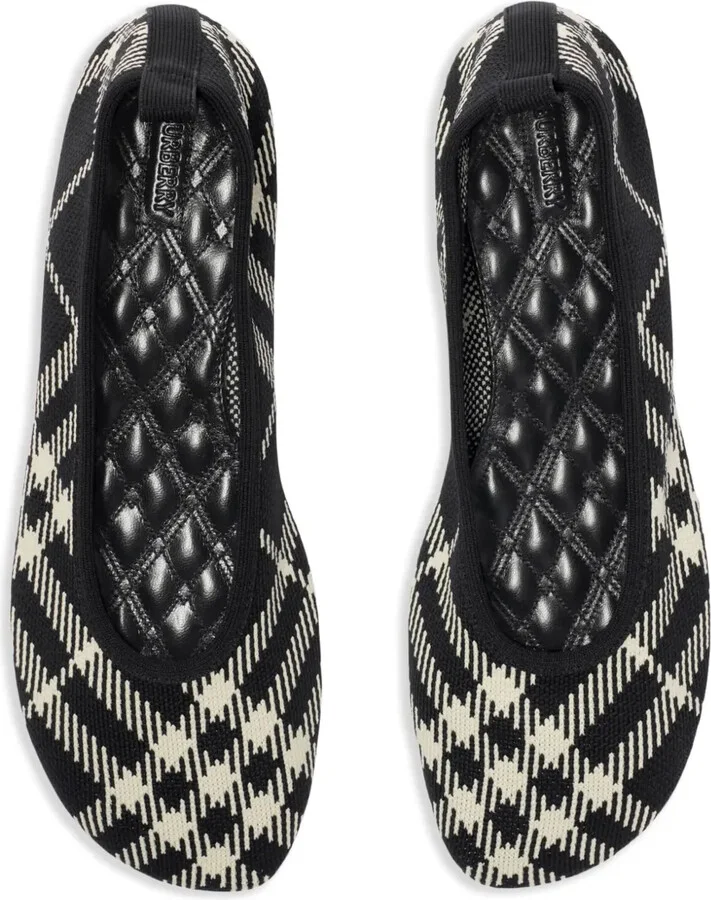 Check Knit Baby ballerinas - Image 5