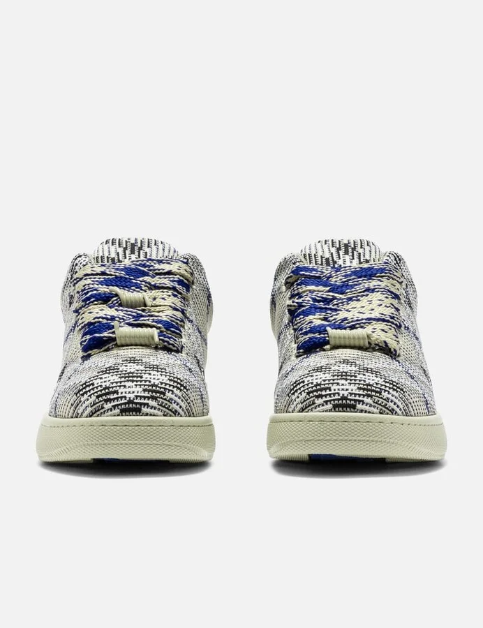 Check Knit Box Sneakers - Image 2