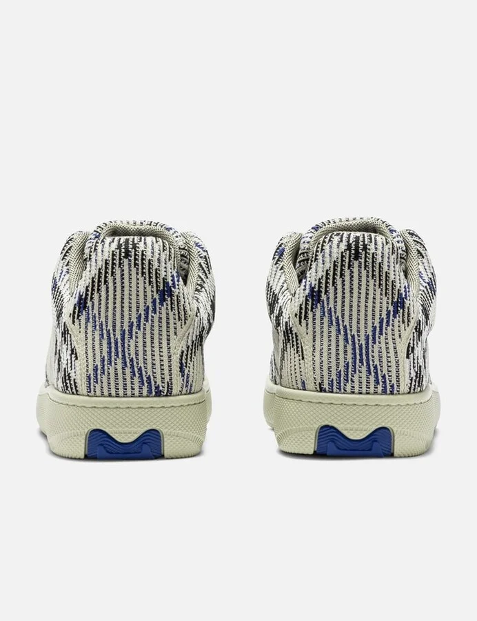 Check Knit Box Sneakers - Image 3