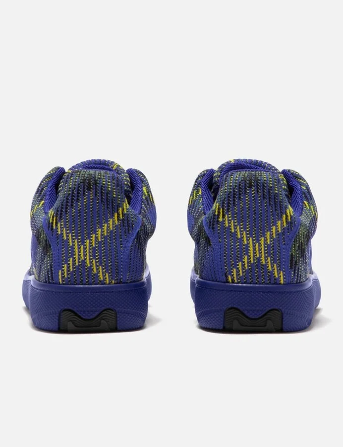 Check Knit Box Sneakers - Image 3