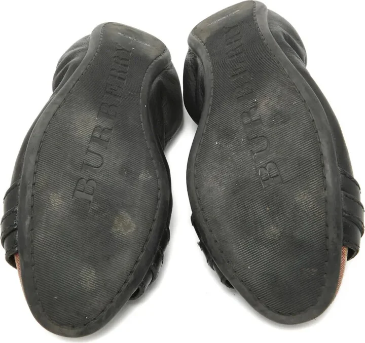 Check leather flats - Image 5