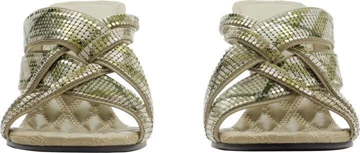 Check Mesh Cabana Maille Mules - Image 3