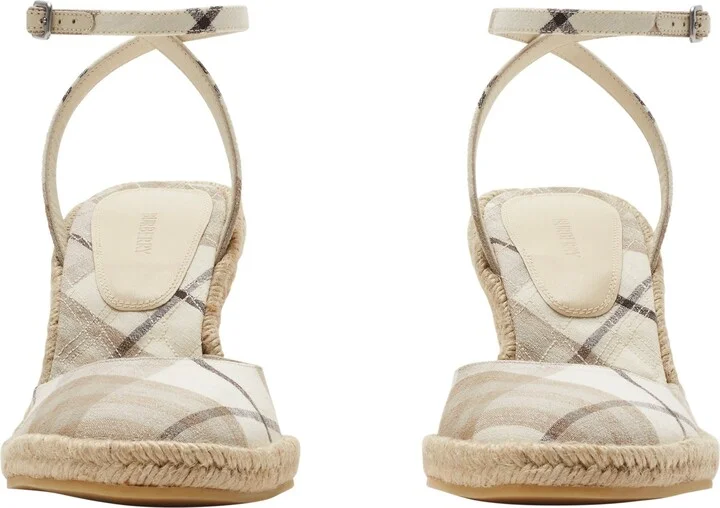 Check Mews Espadrille Pumps - Image 3