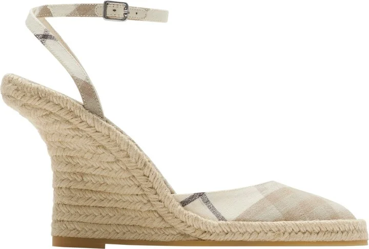 Check Mews Espadrille Pumps