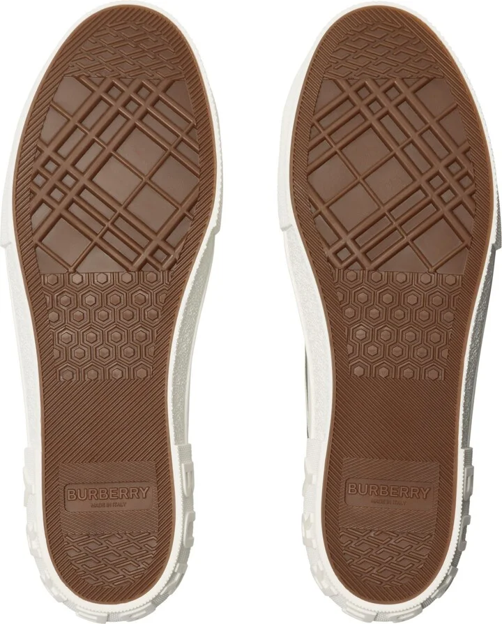 Check Nylon Blend Sneakers - Image 6