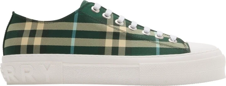Check Nylon Blend Sneakers