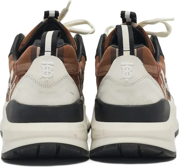Check-Pattern Platform Sneakers - Image 3