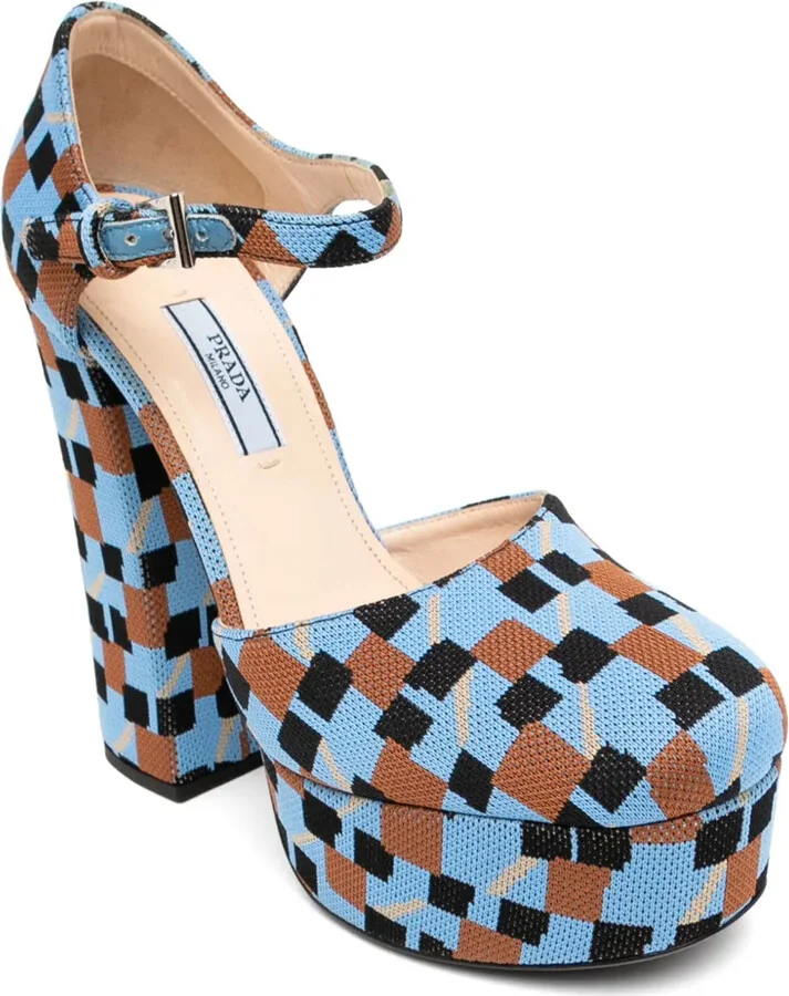 Check Pattern Sandals - Image 2
