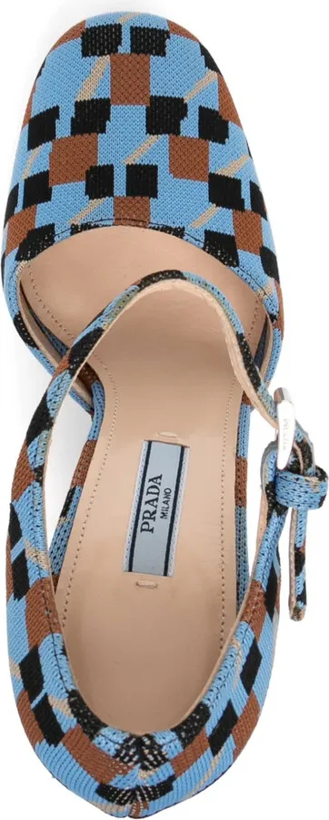 Check Pattern Sandals - Image 4