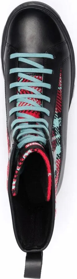 Check-Print Boots - Image 4