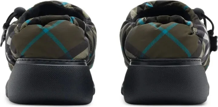 Check-print pillow mules - Image 4