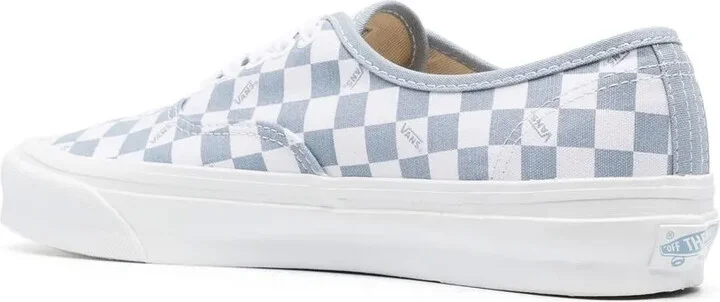 Check-Print Sneakers - Image 3