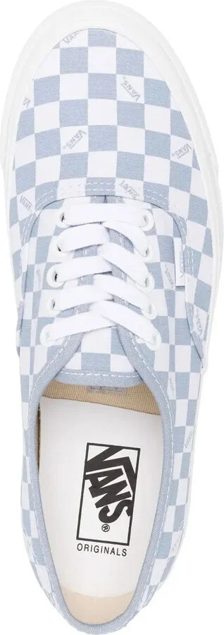 Check-Print Sneakers - Image 4