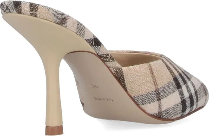 check Pumps Sandals - Image 4