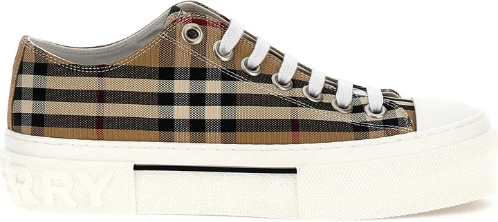 Check Sneakers Beige