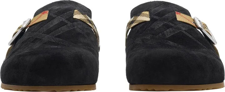 Check Suede Urchin Clog - Image 3