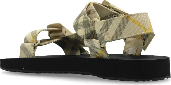 Check Trek double-strap sandals - Image 3