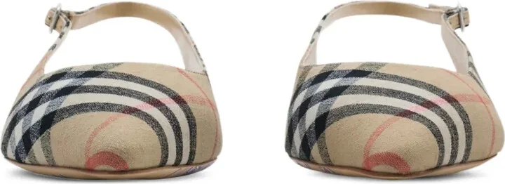 Checked Ballet Flats - Image 2