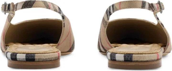 Checked Ballet Flats - Image 3