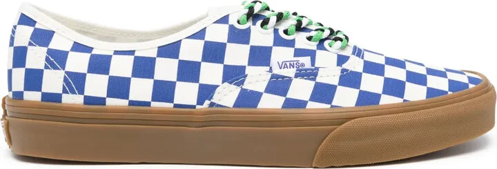 Checked Canvas Sneakers