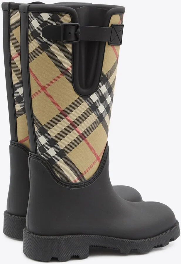 Checked Rain Boots - Image 2