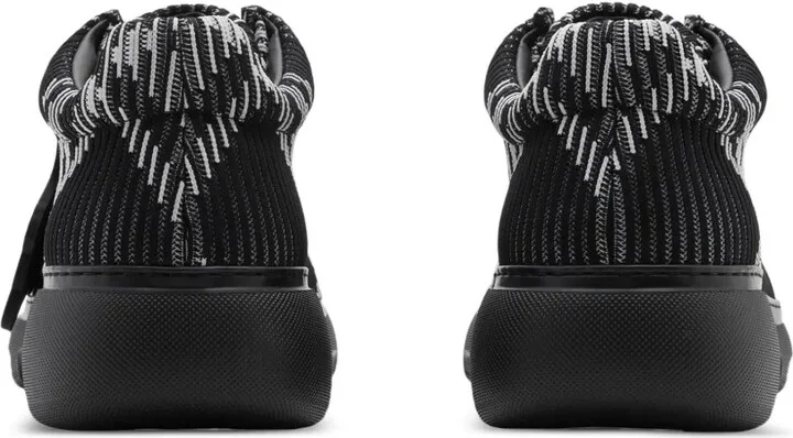 Checked Round-Toe Derby Shoes - Image 3