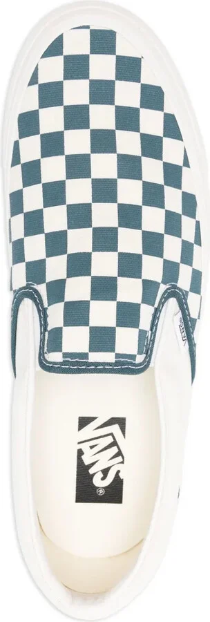 Checkerboard Slip-On Trainers - Image 4