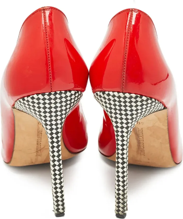Checkered Heeled Pumps - Image 3