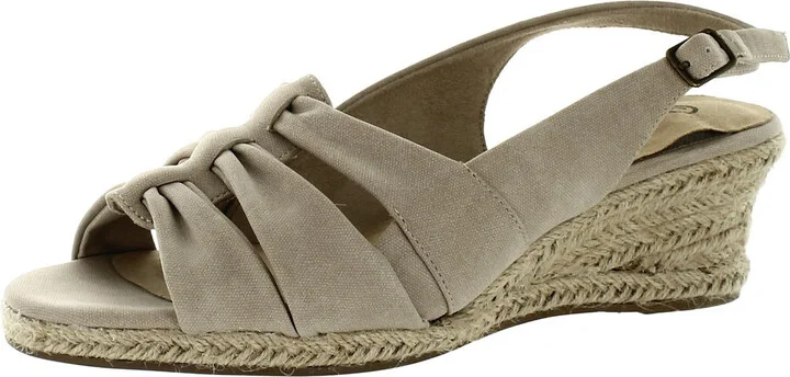 Cheerful Womens Open Toe Wedge Ankle Strap
