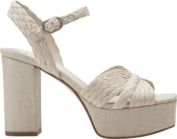 Chela Platform Raffia Sandal - Image 3