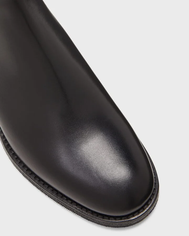 Chelsa Leather Chelsea Ankle Booties - Image 2