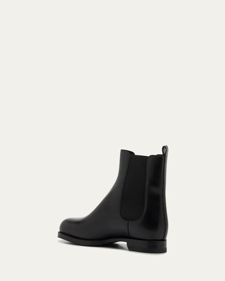 Chelsa Leather Chelsea Ankle Booties - Image 2