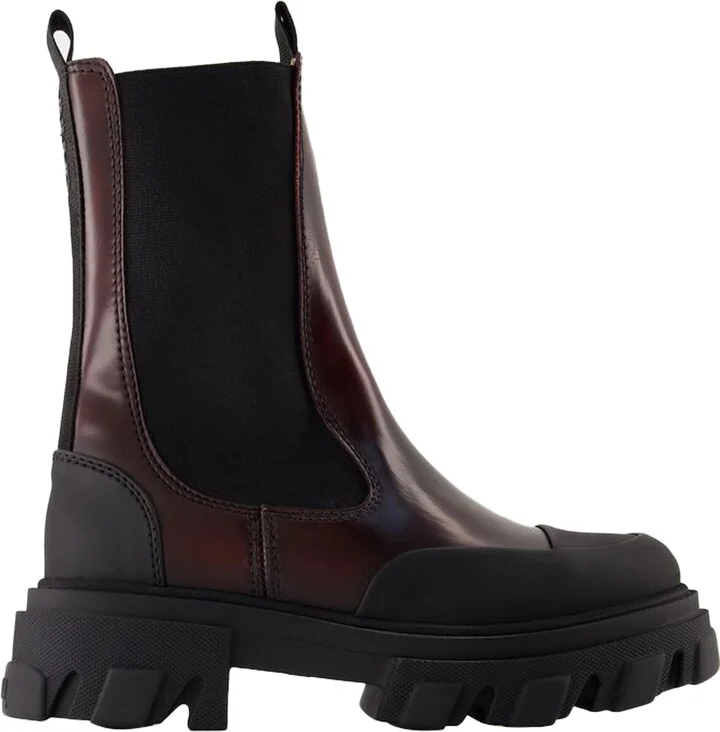 Chelsea boots - Ganni - Synthetic - Black