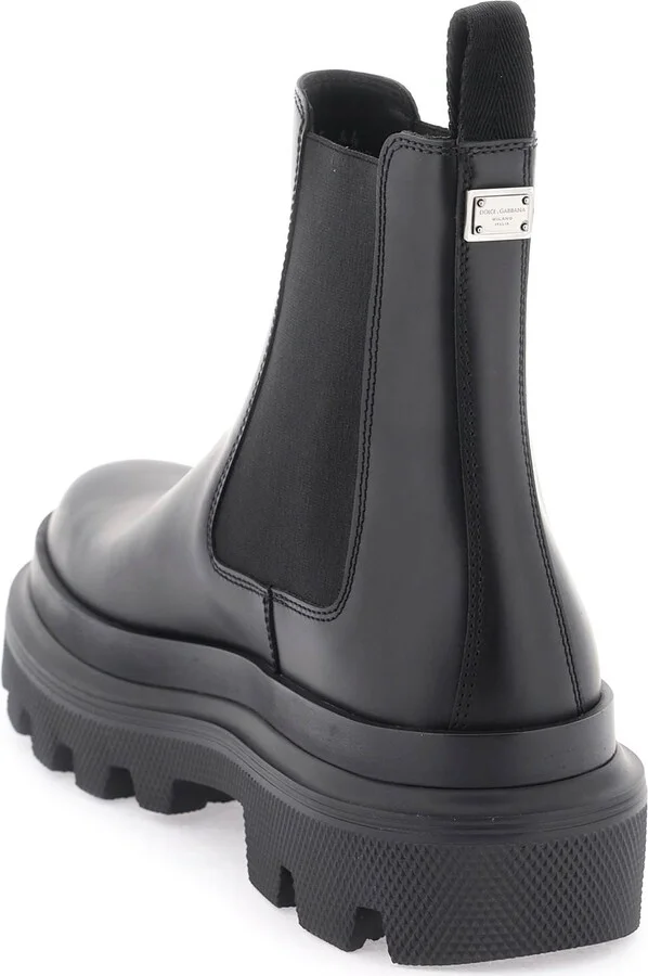 Chelsea Boots In Brushed Leather - Image 3