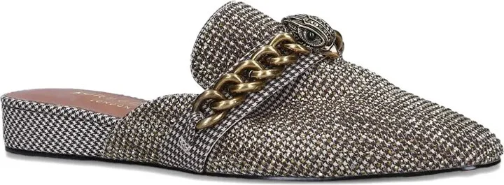 Chelsea chain-embellished crystal mules - Image 2