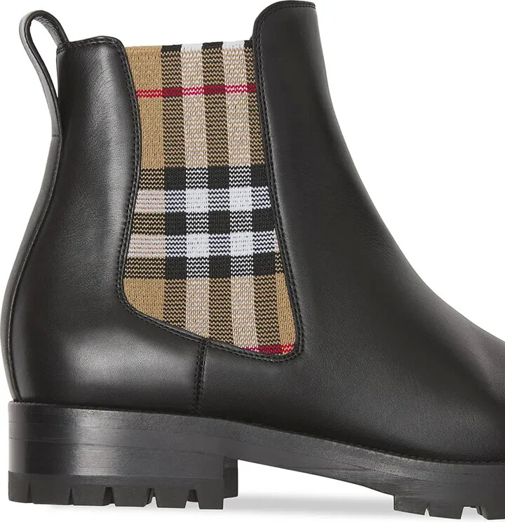 Chelsea check-panel boots - Image 4