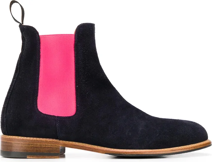 Chelsea colour-block boots