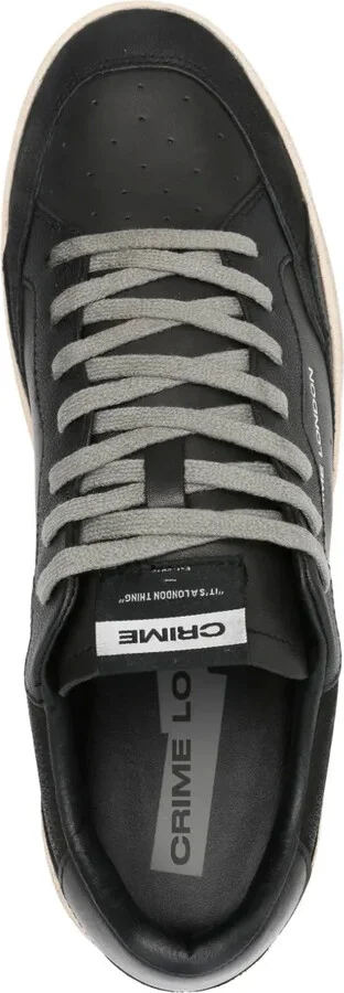 Chelsea Court leather panelled sneakers - Image 4