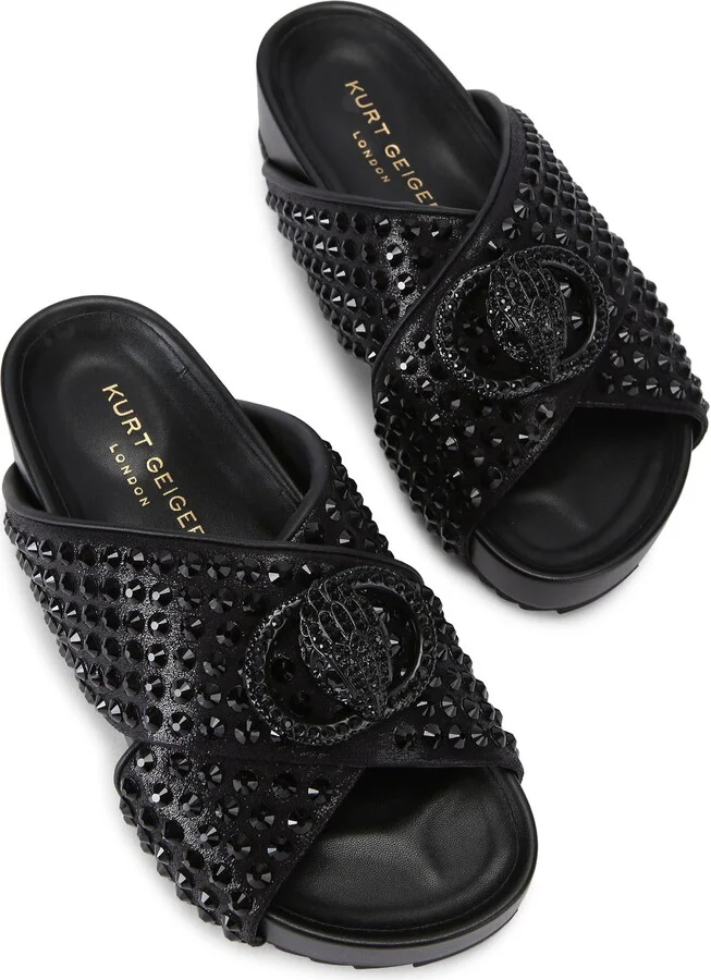 Chelsea Cross Strap Flatform Sandal - Image 3