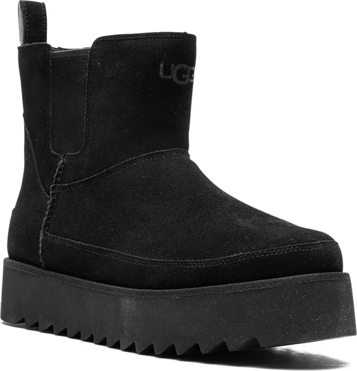 Chelsea Platform Mini "Black Suede" boots - Image 2
