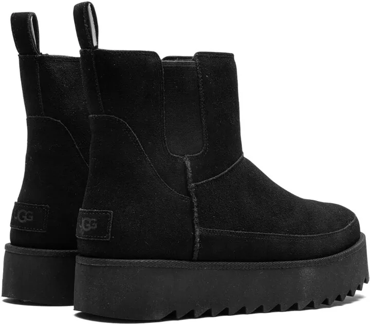 Chelsea Platform Mini "Black Suede" boots - Image 3
